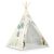 Nukido Indian tent with cushion - Forest animals - Beige 90824449