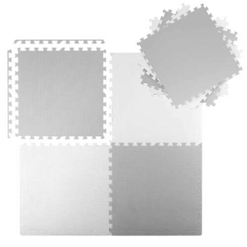 Ricokids Hubové puzzle 120x120cm (4ks) #sivo-biela