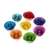 Kolorowe kulki w foremkach do babeczek do puzzli Kruzzel Farm