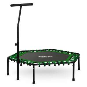 NeoSport Fitness trambulină cu mâner 127cm - Verde, Negru