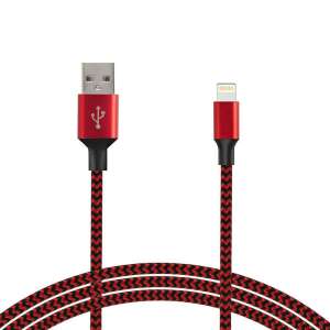Kábel - USB A 2.0 / iPhone 2.0A 1,5 m. - piros 90826283 