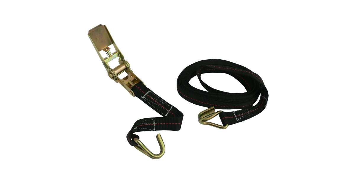 Load securing strap, 8m with tensioner, 500 kg
