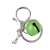 Green bell keychain