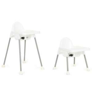 EcoToys 2in1 fix Etetőszék levehető tálcával #fehér 90829113 Etetőszékek - Állítható székmagasság