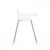 EcoToys 2in1 white high chair side view