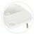 EcoToys 2in1 white high chair detachable tray detail