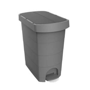 Coș de gunoi Pelikán Slim cu pedală eco antracit, cu capac antracit 60 litri 105679432 - Cosuri de gunoi