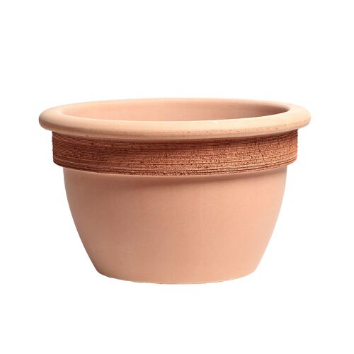 Campanella Graffiato 27cm terrakotta virágcserép - Virágcserép