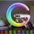 G63 Multifunkciós Éjszakai Lámpa - Bluetooth Hangszóró, Vezeték nélküli Töltő, RGB LED 134824676