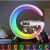 G63 Multifunkciós Éjszakai Lámpa - Bluetooth Hangszóró, Vezeték nélküli Töltő, RGB LED 134824676