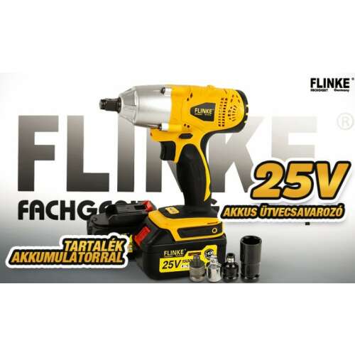 Flinke 25V akkus ütvecsavarozó 2 db akkumulátorral