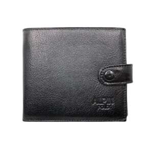 Black Alpin Polo genuine leather men's wallet, 12x10cm - Men's Wallet