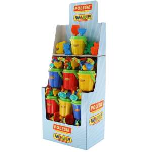 Sand Buckets + Accessories, 18 pcs/display, Polesie