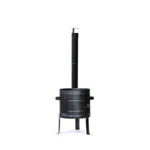 Perfect Home stove for cauldron/pot, smoke pipe, elbow, 31x55 cm - Perfect Home Cauldron & Cauldron Basis