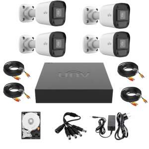 Uniview - 4 Kamerás CCTV Rendszer - Hibrid DVR - 500GB