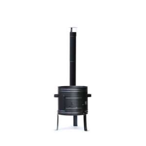 Perfect Home cauldron stove with chimney, 40x50 cm - Wine & brandy brewing