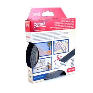 Beorol Csúszásgátló Szalag - Fekete - 5m x 25mm