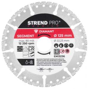Диамантен диск за рязане Strend Pro Premium 125 mm за мокро и сухо рязане - Strend Pro Режещ диск