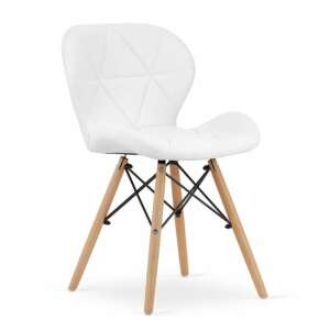 Artool Lago Szék - Ökobőr, Fehér, 47x38x73 cm