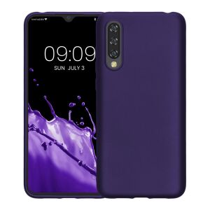 Kwmobile Xiaomi Mi 9 Lite purple silicone case - Phone Case