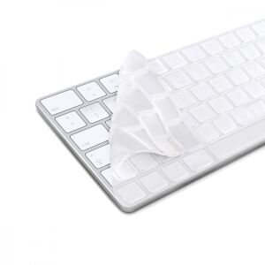 Apple Magic Keyboard Case, Kwmobile, White, Silicone, 38920.03 131457071 - Keyboard