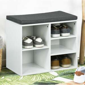 Scaun hol cu suport pentru pantofi - 51,5 x 29,5 x 48 cm