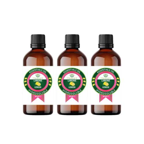 3 x 30 ml DellArt Fountain of Youth Limone Lemon Hydrosoluble Essential Oil