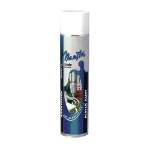 Maestro Acrylic Paint Spray, 600ml, RAL9010 White - Maestro