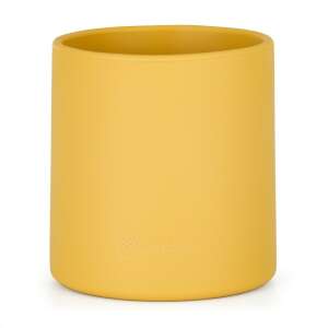 Kubek silikonowy Petite&Mars Take&Match w kolorze Intensywny Ochra, od 6 miesięcy - Szkło