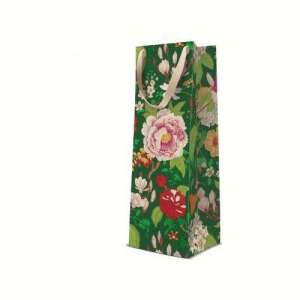 PAW Classic Flowers Italos Ajándéktasak - Virágmintás - 12x37x10cm