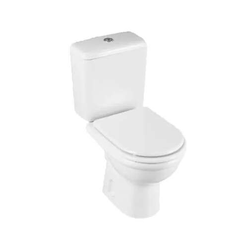 Perl 4021 1901 Monoblokk WC csésze, hátsó kifolyású, fehér, tartály és ülőke nélkül