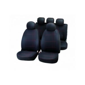 Bottari EMBROIDERY Huse universale negru/roșu pentru scaune auto - Bottari