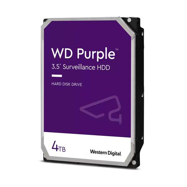 Western digital belső hdd 3.5" 4tb, wd43purz (5400rpm, 256mb puff...