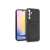 Black Samsung A25 5G phone case with card holder, front and back view