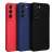 Samsung Galaxy A25 5G phone case in black, red, and blue