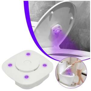 Toalett sterilizáló készülék - wc fedélre ragasztható, intelligens UVC lámpa germicid hatással (BBM) 90863514 Sterilizálók