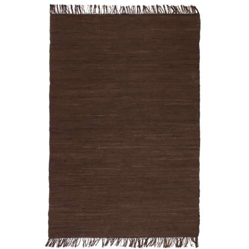 vidaXL barna, kézzel szőtt pamut Chindi szőnyeg 200 x 290 cm 44336276