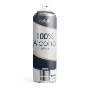 Delight 100% Alkohol Spray, 500 ml, zum Reinigen und Entfetten von Metalloberflächen - Reinigungsmittel