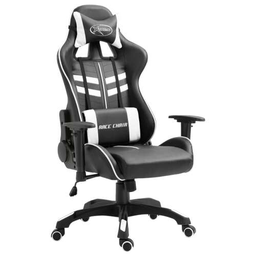 vidaXL műbőr Gamer szék #fekete-fehér 53203630