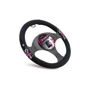 Kormányvédő rózsaszín virág mintával - Nonbrand Autó üléshuzat