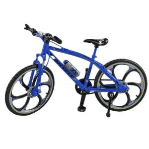 Fém mountain bike bicikli modell, 1:8 - kék 90940096 