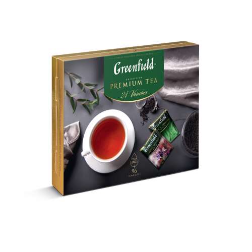 Greenfield Fekete tea válogatás 96db 24íz