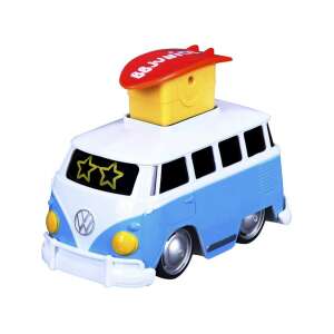 Bburago Jr. VW Press & Go Mikrobus Spielzeug in blauer Farbe - Bburago