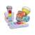 Bburago Jr. Drive 'n Rock 3-in-1 Play Musical Instruments, toy truck with drum, piano, and guitar, on white background