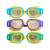 Sport-Pro swimming goggles, 3 pack, blue, purple, green