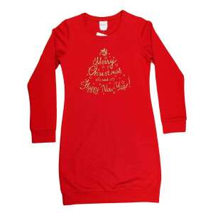 Hosszú ujjú kislány ruha karácsonyi mintával - 104-es méret 90951284 Kislány ruha