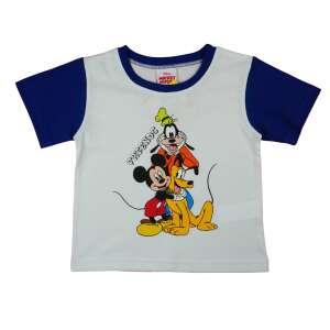 Rövid ujjú kisfiú póló Mickey egér és barátai mintával - 110-es méret 90951759 