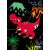 Avenir Scratch Junior My Dinosaur Friends scratch art sheet featuring a red dinosaur