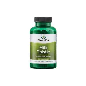 Swanson Milk Thistle 500mg 100 capsules, Detoxification Support - Dietary supplement