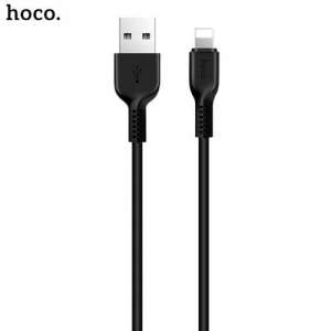 Hoco X20 Lightning USB kábel, 1 méter, fekete, gyors töltés, adatátvitel - Hoco